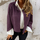 Judite – Manteau Court Élégant et Chaud