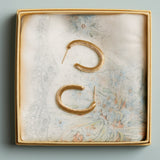 Aurate x Marilyn Monroe: Twisted Rope Hoop Earrings