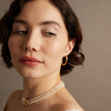 Aurate x Marilyn Monroe: Twisted Rope Hoop Earrings