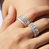 Princess Cut Lab Grown Diamond Eternity Ring