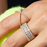 Oval Lab Grown Diamond Eternity Ring