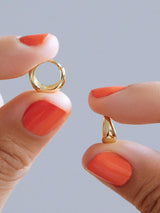 Bold Huggie Hoops - Nate