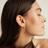 Tapered Huggie Earrings