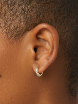 Huggie Hoop Earrings - Suzanne