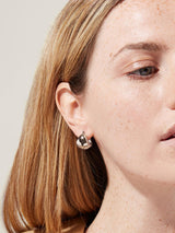 Hoop Earrings - Abby Silver
