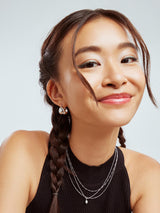 Hoop Earrings - Abby Silver