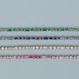 Blue Ombré Mosaic Tennis Bracelet