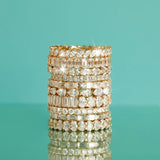 Princess Cut Lab Grown Diamond Eternity Ring