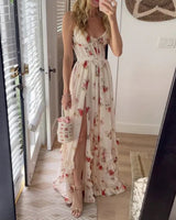 Sónia – Robe Midi à Motif Floral