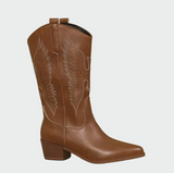 Bottes cowboy western en cuir