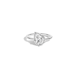 1ct Pear Lab Grown Diamond Georgian Ring
