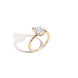 1ct Pear Lab Grown Diamond Georgian Ring