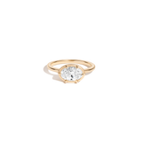 1ct Oval Lab Grown Diamond Georgian Ring