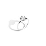 1ct Round Lab Grown Diamond Georgian Ring