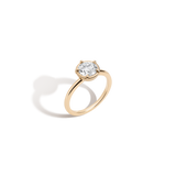 1ct Round Lab Grown Diamond Georgian Ring