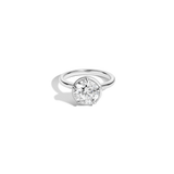 2ct Round Lab Grown Diamond Georgian Ring
