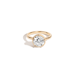 2ct Round Lab Grown Diamond Georgian Ring