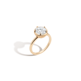 2ct Round Lab Grown Diamond Georgian Ring