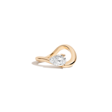 1ct Pear Lab Grown Diamond Floating Ring