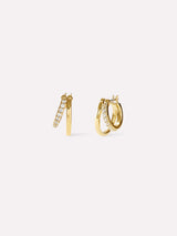 Double Hoop Earrings - Toda Mini