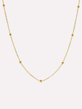 Dainty Gold Necklace - Gold Satellite Necklace