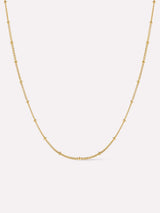 Small Ball Chain Necklace - Ana Gold