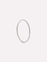White Gold Ring - White Gold Twist Ring