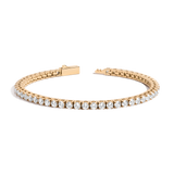 Unbreakable Lab Grown White Sapphire Tennis Bracelet