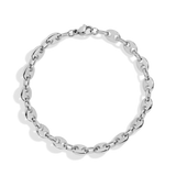 Puffed Mariner Chain Bracelet