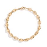 Puffed Mariner Chain Bracelet