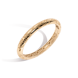 Aurate x Frye: Western Stitch Hinged Bracelet