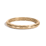 Aurate x Frye: Western Stitch Hinged Bracelet