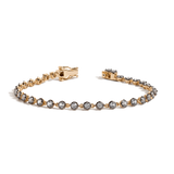 Black Rhodium Georgian Tennis Bracelet