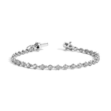 Lab Grown Diamond Georgian Tennis Bracelet