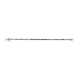 Blue Ombré Mosaic Tennis Bracelet