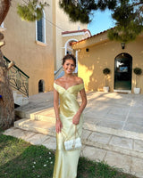 Bárbara – Robe Maxi en Satin