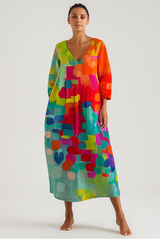 Ana - Vestido Fluido com Estampa