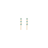 Aurate x Frye: Turquoise Station Earrings