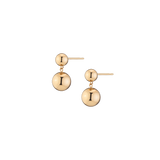 Graduated Ball Drop Earrings