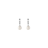 Unbreakable Pearl Huggie Earrings