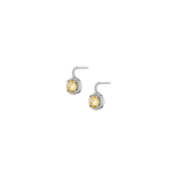 Lab Grown Canary Edwardian Earrings