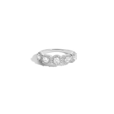Lab Grown White Sapphire Edwardian Ring