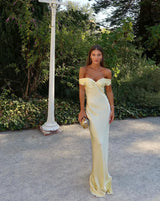 Bárbara – Robe Maxi en Satin