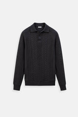 Sweater de Malha Misturada - Relaxada