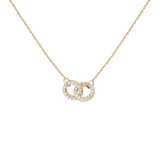 Double Lab Grown Diamond Connection Necklace