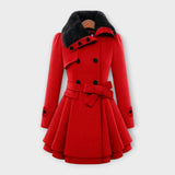 Ema – Manteau Élégant à Fourrure