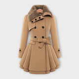 Ema – Manteau Élégant à Fourrure