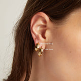Mini Tidal Hoop Earrings