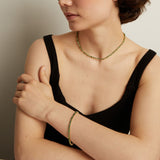 Green Ombré Mosaic Tennis Bracelet