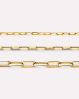 Gold Paperclip Chain Necklace - Gold Paperclip Necklace